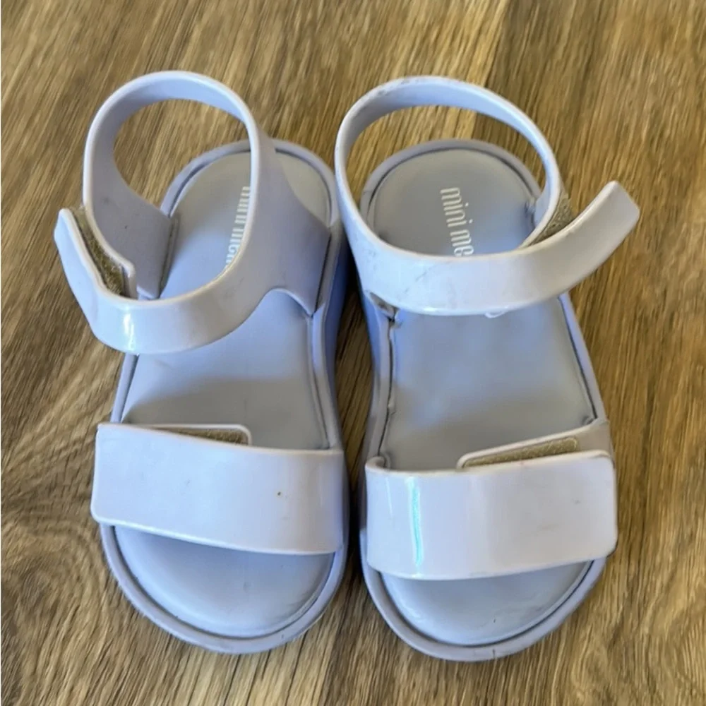 Mini Melissa Toddler Girls Size 7 Vegan Sandals
